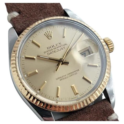 rolex 16018 18k price|rolex datejust 1601 18k gold.